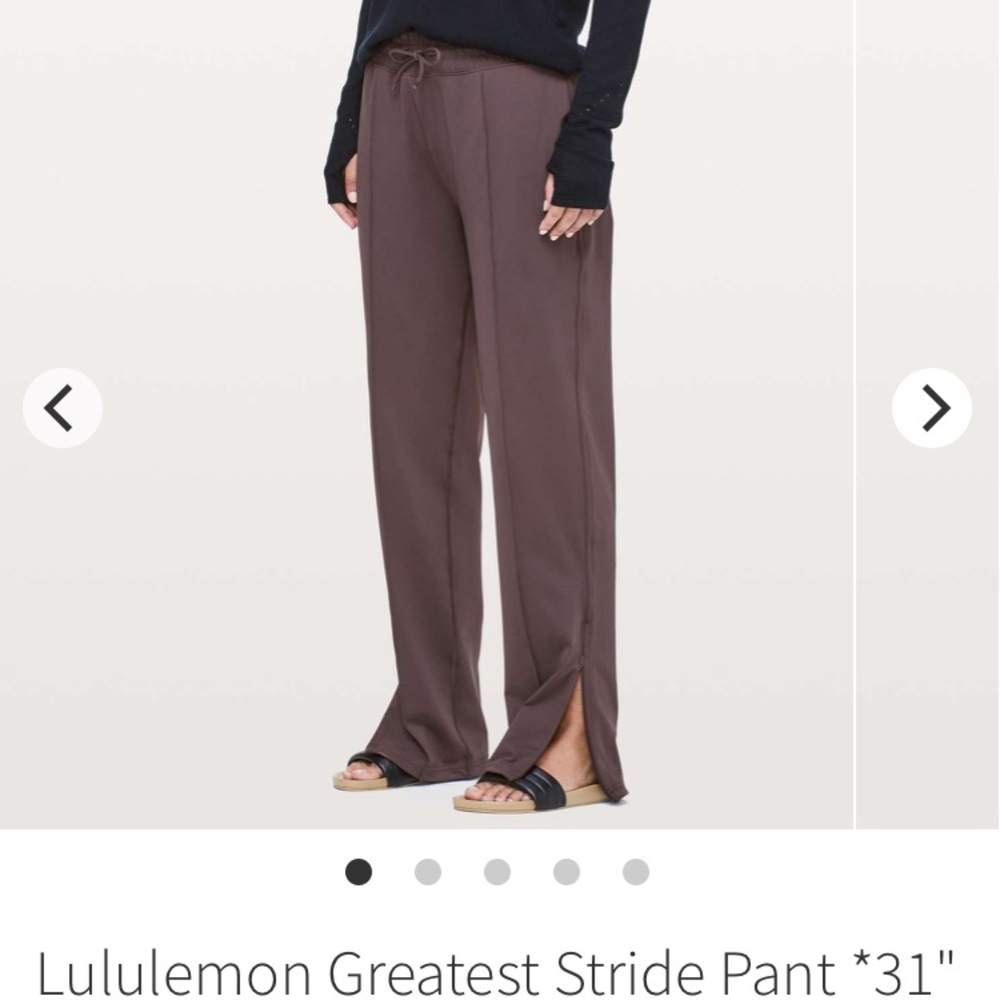 Lululemon greatest stride pant 31”